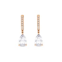 Earrings Ama Woman in Yellow Gold Diamante Lab Grown AA-OR-203-72 - AA-OR-203-72
